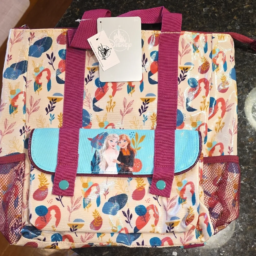 Disney Frozen Backpack with Pink and Blue Accents